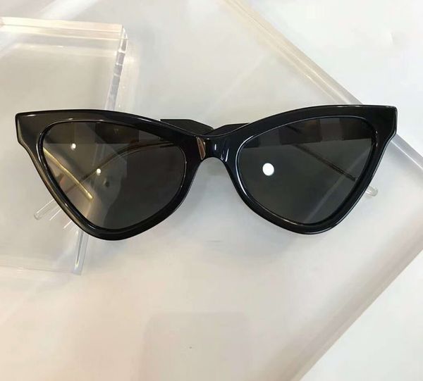 

0597 s black солнцезащитные очки черный / серый затененных женщины солнцезащитные очки cat eye sonnenbrille очки вс новый с коробкой, White;black