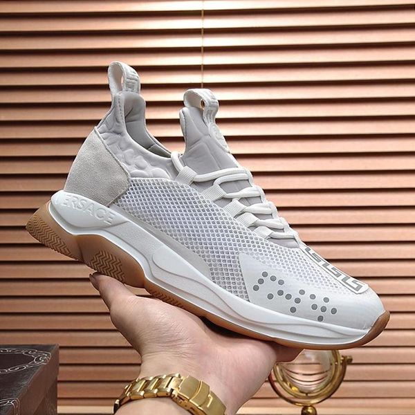 

new arrival mens shoes vintage designer sneakers zapatos de hombre cross chainer sneakers luxury lace -up plus size men shoes, Black