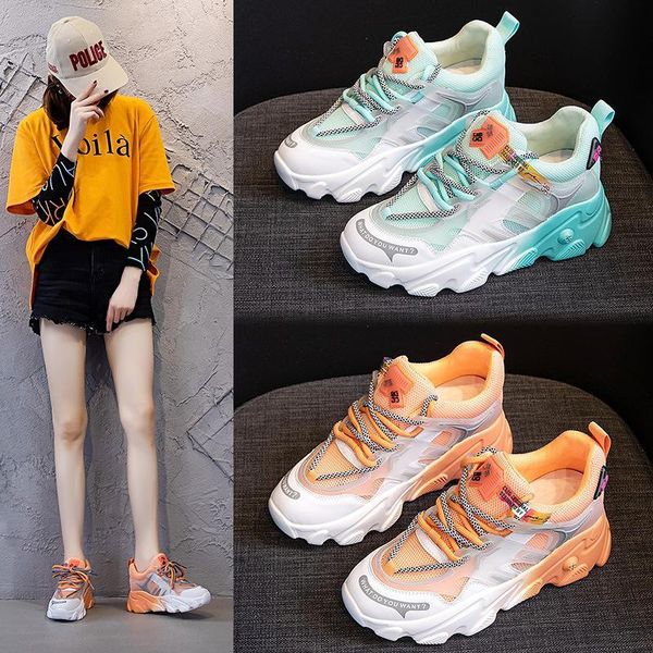 

2020 fashion women sneaker sports girl running shoes casual beach trainers shoe sandals sneakers size 34-39