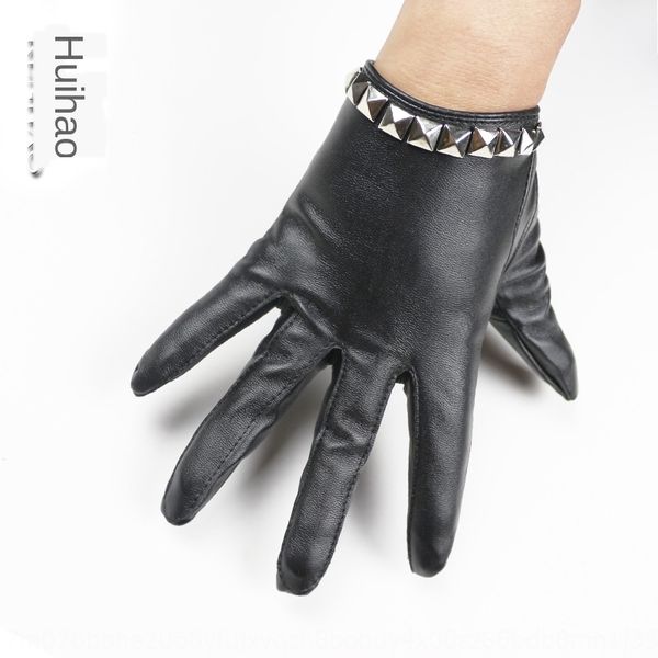 

dancing leather gloves leather lady gloves dance mercerized liudin design spring and summer nightclub performance pole dance lady ga