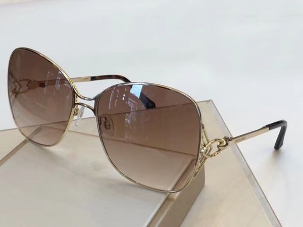 

женщины rc 1060 солнцезащитные очки gold metal рамка-коричневые sonnenbrille модные солнцезащитные очки очки вс с коробкой, White;black