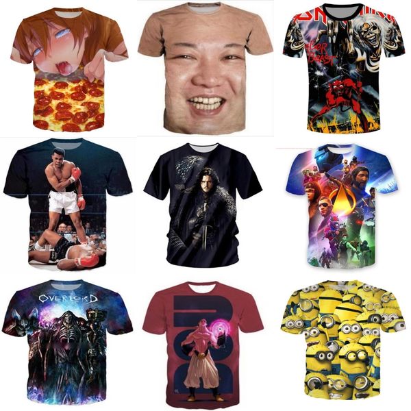 

new arrival dungeons and dragons fasion 3d t-sirt male female t-sirt 3d print casual summer classic game cool 394, White;black