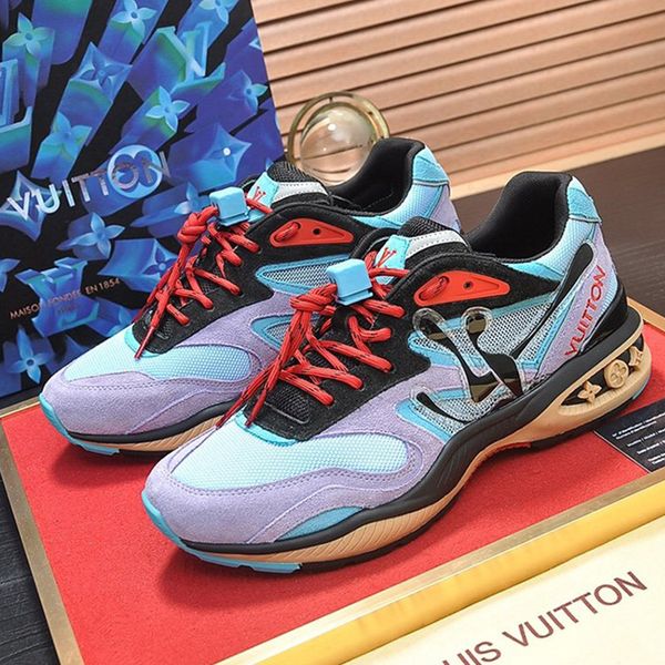 

32 men's designer casual sports shoes, fashionable outdoor travel casual shoes, sports shoes. fast delivery in original box packaging, Black