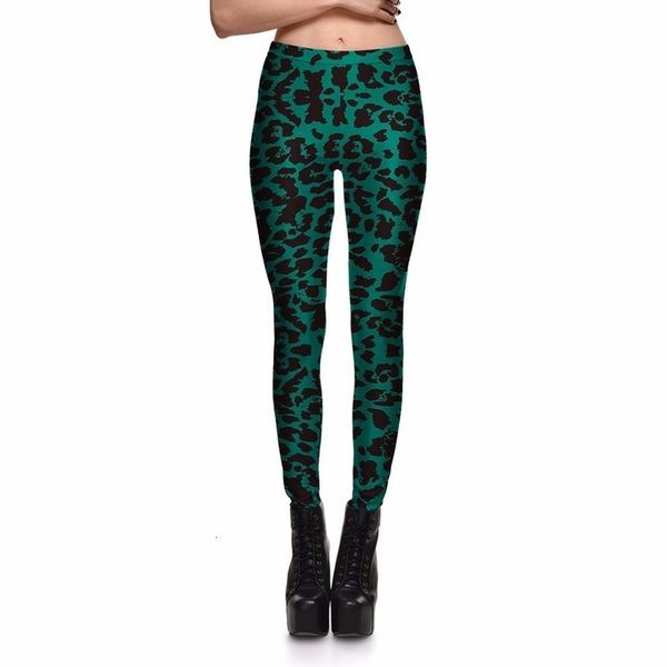 

леггинсы горячих середин продавая женщин способа гетры сексуального зеленый зомби печать поножи размер s 4xl drop доставка, Black