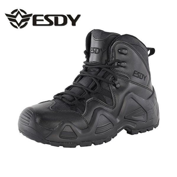 

fashion luxury designer mens shoes outdoor tactical version outdoor waterproof breathable mountaineering hiking boot shoes womens tex 00021, Black