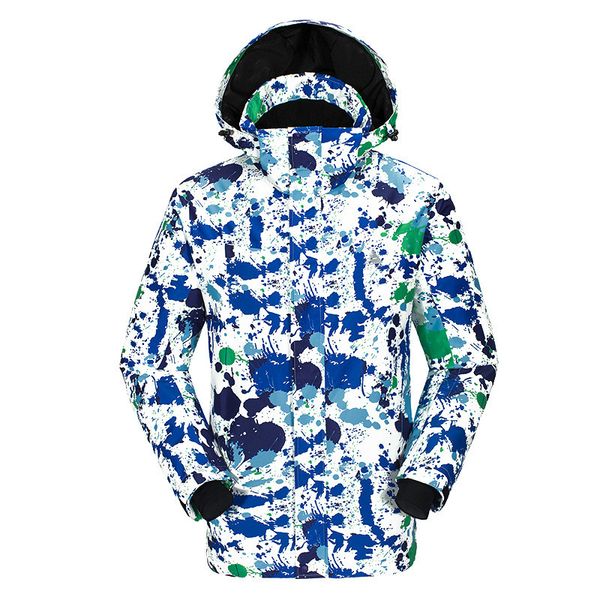 

outdoor jackets&hoodies ski suit men's thickened heat insulation single board mountaineering breathable emergency, Blue;black