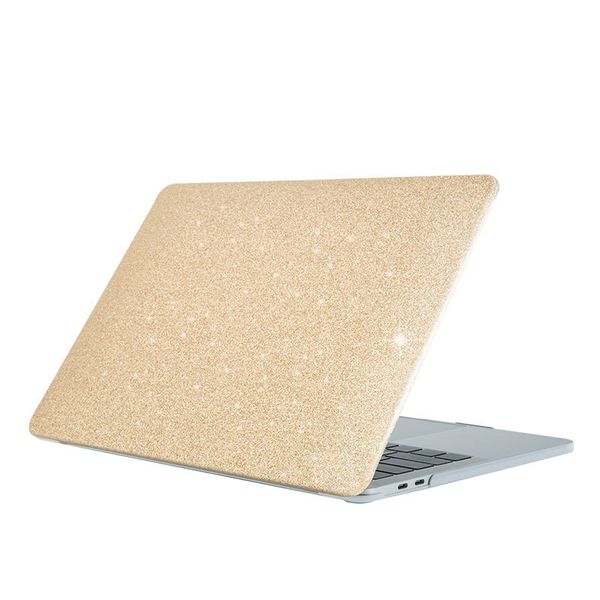 12 Cores Glittering Couro Capa protetora de pele para MacBook Air Pro Retina 13.3 11.6 15.4