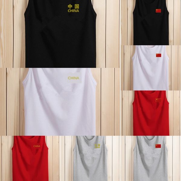 

cxuex men' cotton sports fashion brand white hurdle vest t-shirt vest slim fit large size sleeveless t-shirt youth summer bottoming fi, White;black