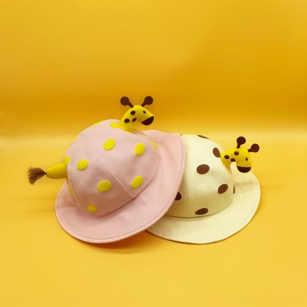 

new children fisherman sunscreen 's sunscreen hat korean all-match children fisherman hat net red giraffe, Blue;gray