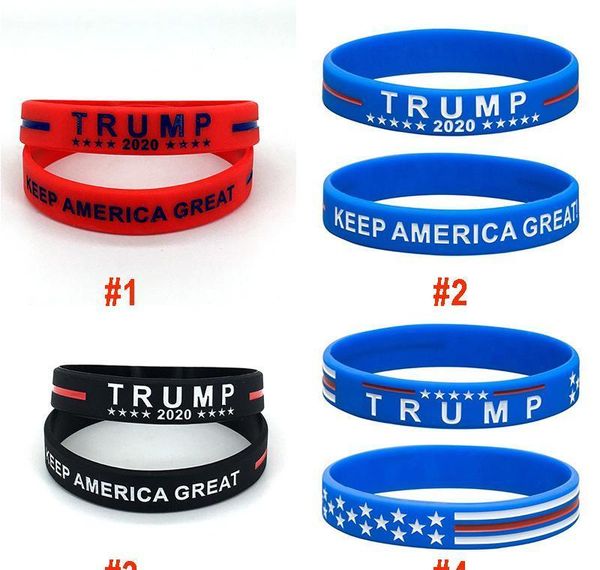 

donald trump 2020 silicone bracelet keep america great wristband us general election bangle soft sport band 2 styles trustbde fejua