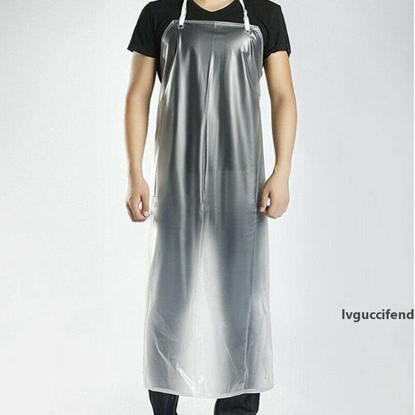 

waterproof pvc apron clear oil-proof sanitary apron for household cleaning kitchen household daily supplies