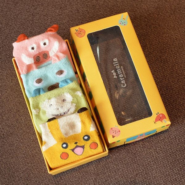 

caramella boat children's caramella boat socks children's socks, Pink;yellow