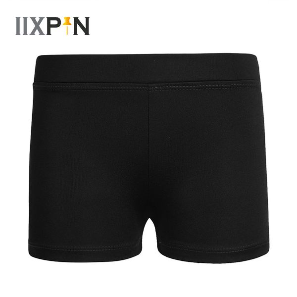 

iixpin девушки мальчик вырезать шорты малоэтажное activewear танцевальные шорты для йоги спортивные тренировки gym балета танцевальные костю, Black;red