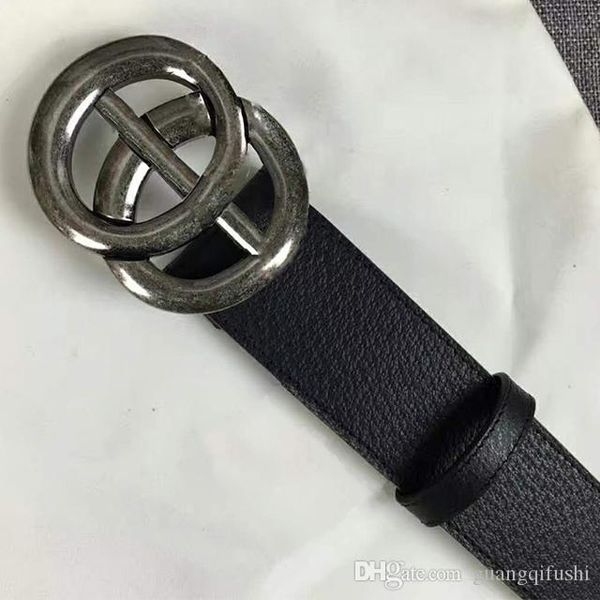 

designer business waistbands imports really leather fashion big hoof footwear men's strap belts with box, Black;brown