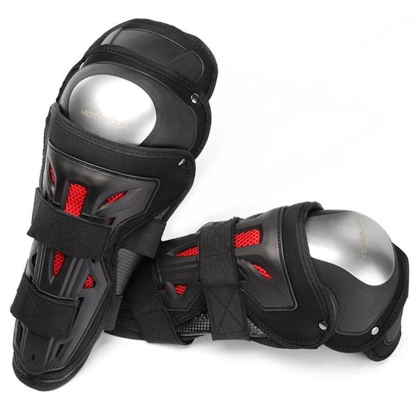 

motowolf черной капля устойчив мотоцикл наколенники из нержавеющей стали открытых езда наколенников дышащих наколенники