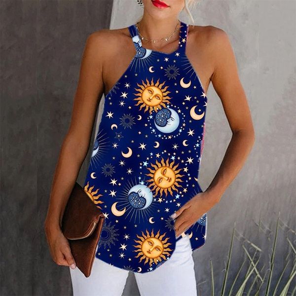 

20 summer vest digital jacket new multi-color digital printed vest women's round collar base inside and outside jacket, Camo