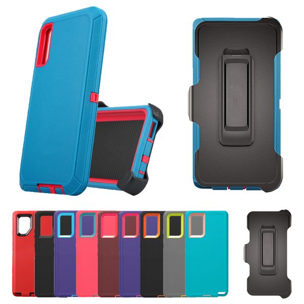 

hybrid robot defender with clip scratchproof multifunction case for samsung galaxy s20 s10 plus note9 note10 iphone 11 xs max 7