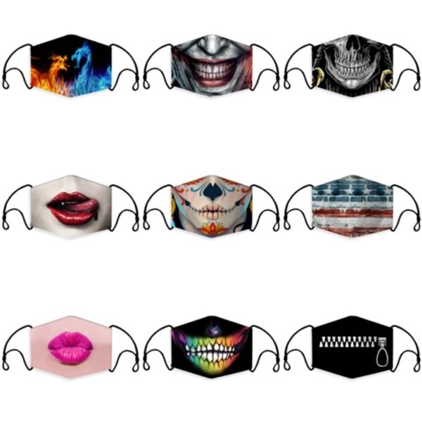 

anti-fog cartoon face shield with glasses full protective mask transparent anti-spitting pet reusable protective face shield mask#352