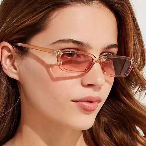 

2019 new small frame jelly color sun fashion ins sunglasses square glasses sunglasses, White;black