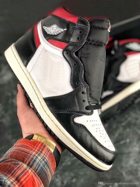 

2019 release 1 high og panda sneakers cd0461-007 1s white black wmns basketball shoes with box291r