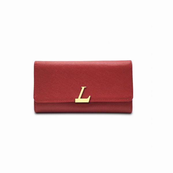 High-End-Geldbörse mit Box, modische Damen-lange Falttasche, Clutch-Taschen, weiblich, PU-Leder, Taschenbuch, Brieftasche, Reisepass, 3 Farben