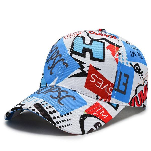 

new caps fashion letter printed link chain sun hat baseball cap outdoor sports casual hats snapback caps, Blue;gray