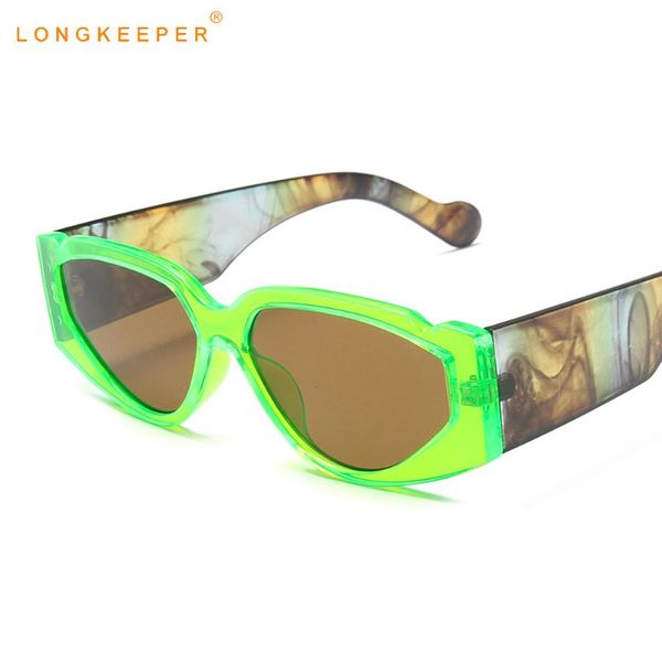 

fashion cat eye sunglasses women vintage small oval sun glasses ladies colorful shades uv400 gafas de sol mujer, White;black