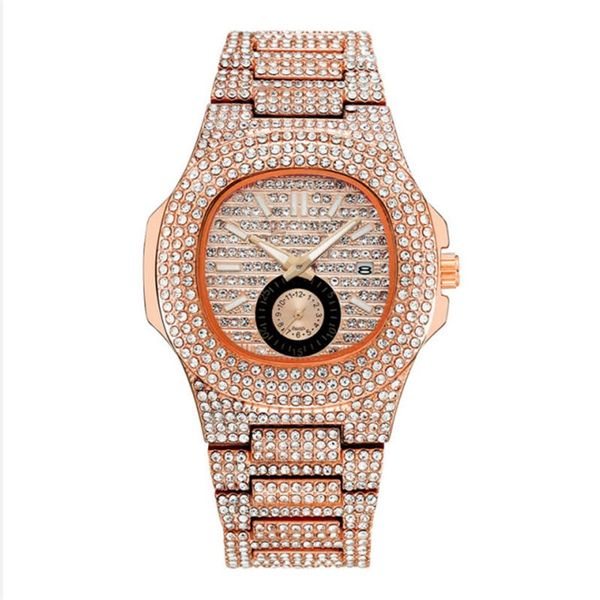 

womens luxe watch diamonds sapphire stainless steel quartz movement waterproof watches for girl lady famous wristwatches 06, Slivery;brown
