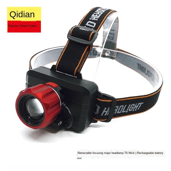

ydx1c multifunctional rechargeable t6 strong headlight flashlight outdoor searchlight waterproof fishing lamp lighting flashlight led headli