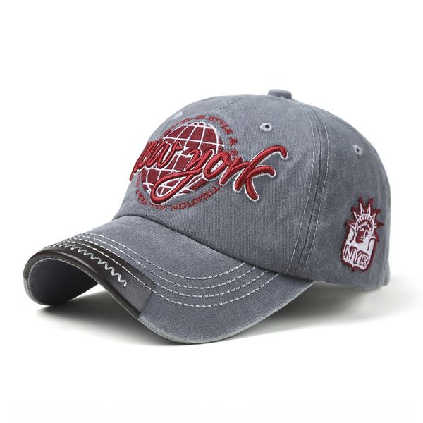 

new york fashion baseball sun hat sun hat trendsetter embroidery baseball cap new outdoor pure cotton sunshade cap cap, Blue;gray