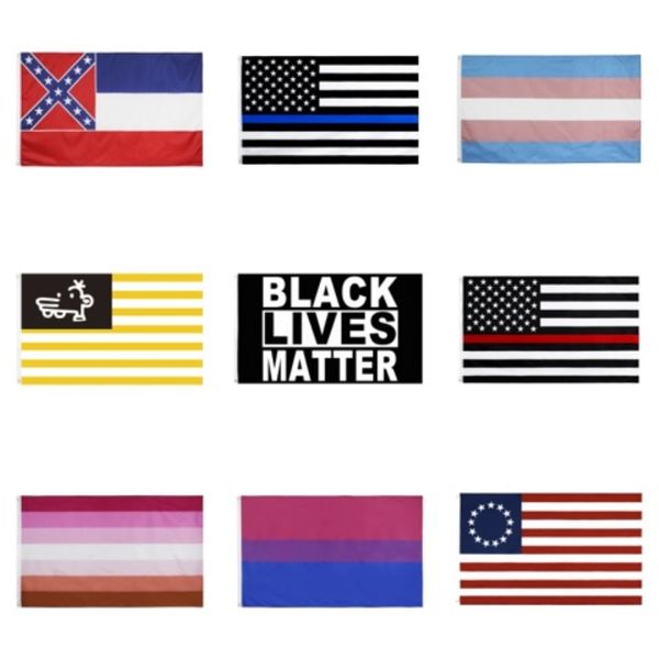 

30*45cm trump 2020 flag double sided printed donald trump flag keep america great donald for president dha528#155