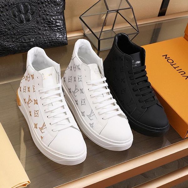 

new arrival mens shoes with origin box autumn and winter sports outdoor walking fashion footwears high plus size casual men shoes, Black