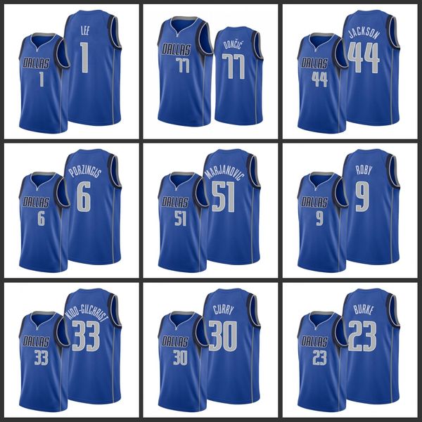 

Dallas Mavericks Dennis Smith Jr. Luka Doncic Justin Jackson Boban Marjanovic Isaiah Roby Seth Curry Men's 2019-20 City Jersey