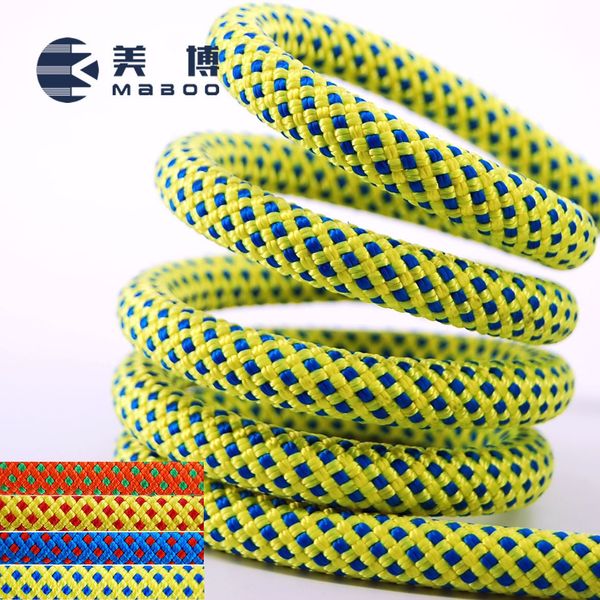 

high strength polyester nylon double a class outdoor climbing safety nylon life rope safety rope