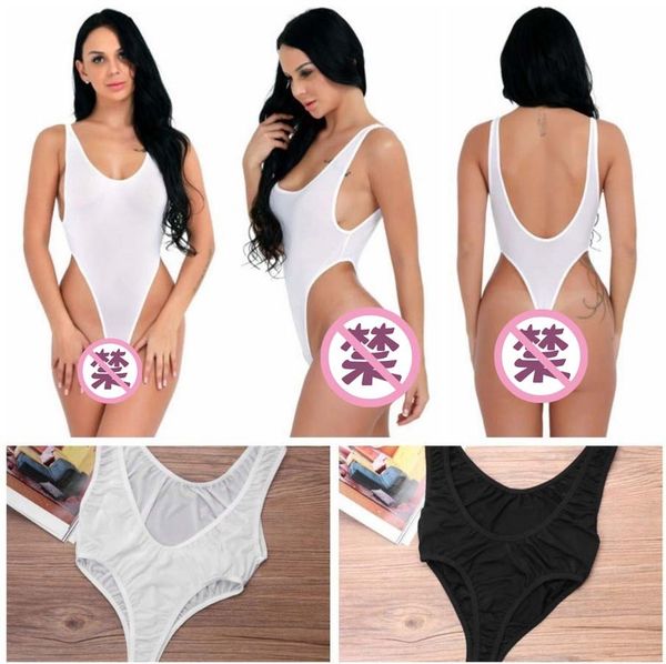 

underwear women's bikini underwear swimsuit pajamas bikini mesh gauze thong tight swimsuit swimsuit, Black;white