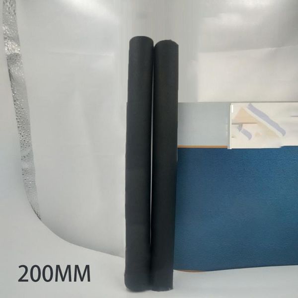 

rubber handle grips one end closed fitness tube 320mm 200mm 130mm black