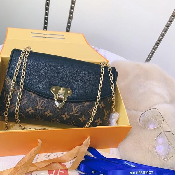 

drop ship womens bag luxury design chain leather shoulder bags small flap simple style lady crossbody bag messenger bags fast delivery