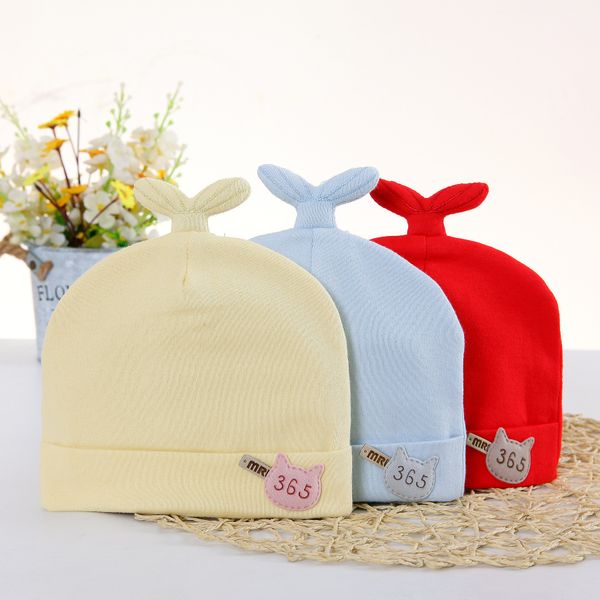 

pullover hat baby cap cotton double layer tire cap national style tang cotton pullover newborn baby hat, Yellow