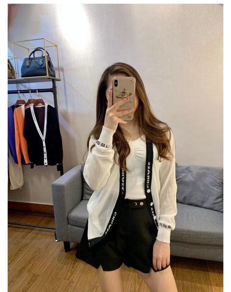 

z7ia7 summer new ice silk knitted sun-proof cardigan women's fashionable breathable loose all-match air-conditioned thin small air cond, White