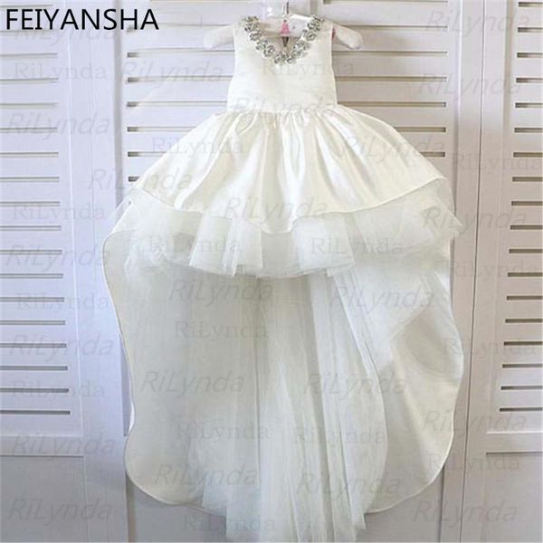 

girls dress new sweet princess dress baby kids girls clothing wedding banquet children's clothing crystal diamond, Red;yellow