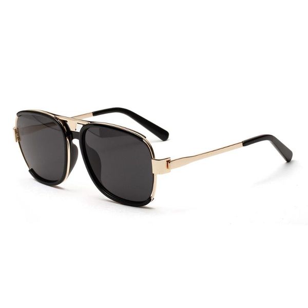

brown black square sunglasses for men gradient women sun glasses retro 2020 gift items uv400 half metal, White;black