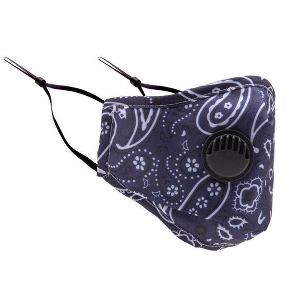 

summer fashion women designer mask face masks 4-layer earloop reusable washable protective dustproof cotton cloth mouth masks fy004#736, Black