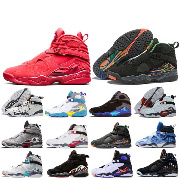 

nike air jordan retro мужская обувь для баскетбола 8s chrome плей south beach 8 quai 54 валентина день три торфа белого аква raid тренера сп