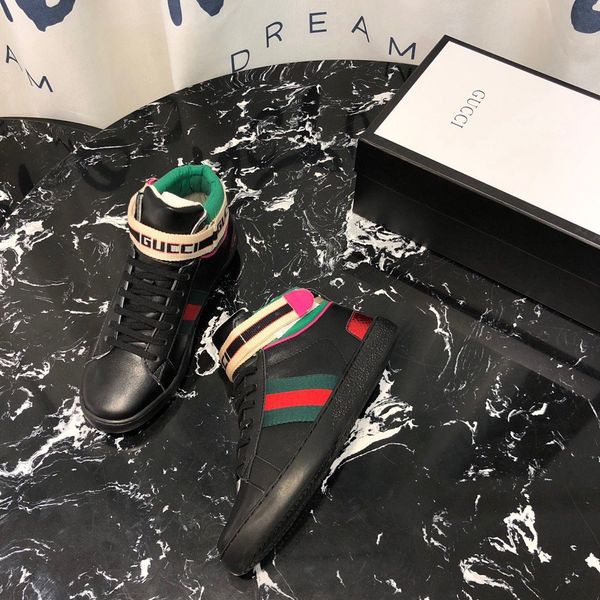 

sssize 35-45with original box, r luxury casual sports men's shoes, fashionable ace high-sneakers, comfortable and breathable