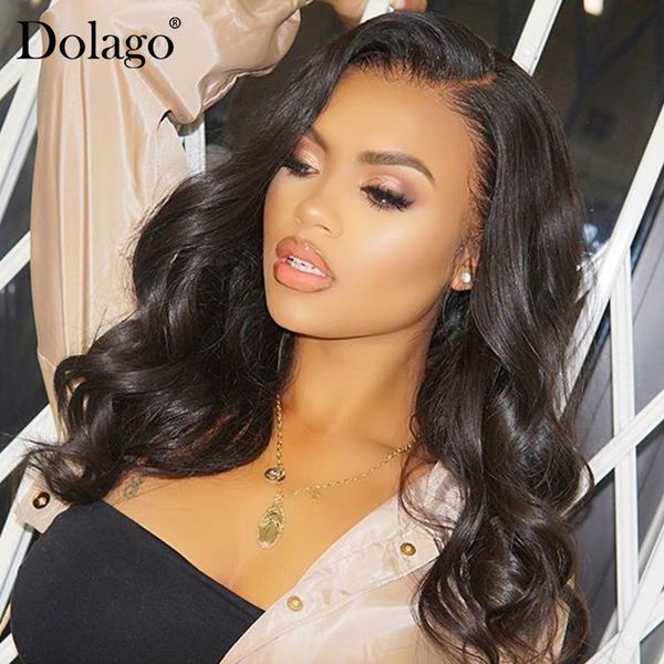 

transparent lace wigs body wave 360 lace frontal wig 180% density brazilian lace front human hair wigs with baby hair bob dolago, Black