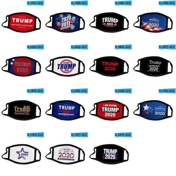 

dhl 2020 new designer face mask trump trump amazon us presidential election campaign polyester cloth masks cross-border support custom