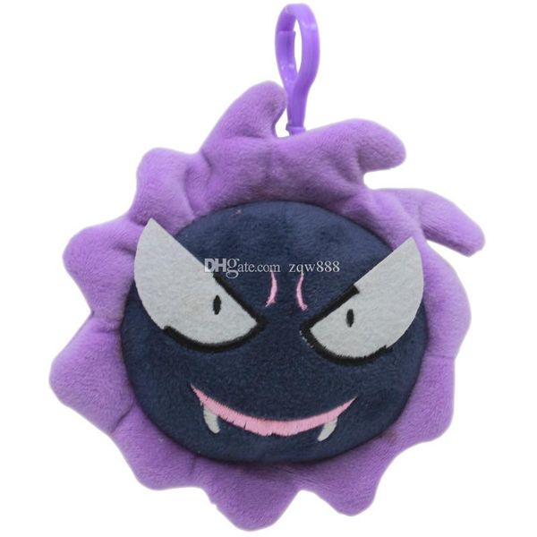 

100% cotton 4inch 10cm gengar keychain plush toy for child holiday gifts wholesale