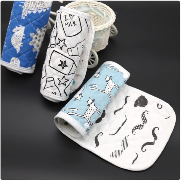 

2020 saliva new flower face baby stroller armrest bite towel anti-dirty washable baby stroller armrest bite saliva towel