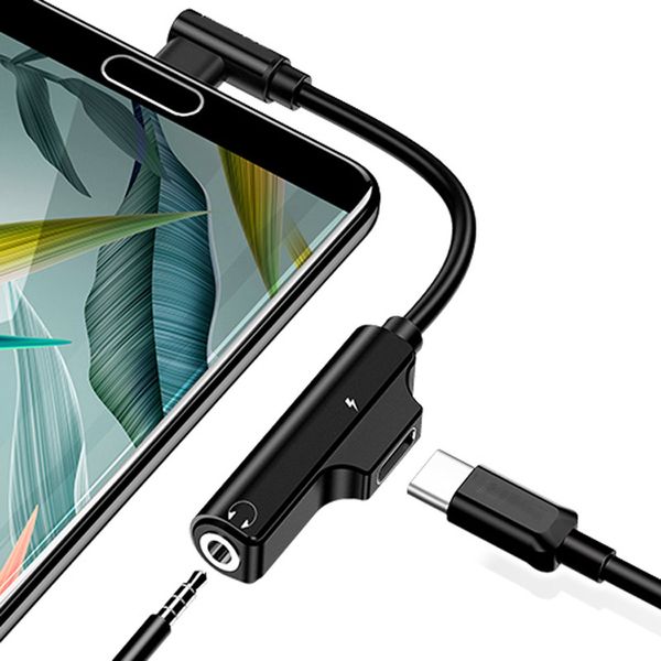 

type c to 3.5mm headphone jack 3.5 aux usb c cable for huawei p30 p20 pro xiaomi mi 9 8 oneplus 7 audio usb c adapter splitters