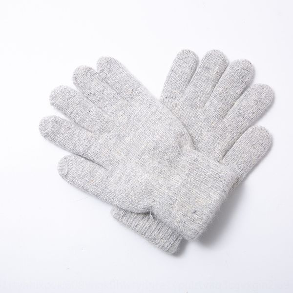

rabbit fur five-finger season warm warm glovesmagic glovesthickened elastic knitted magic gloves men's and women's finger gloves